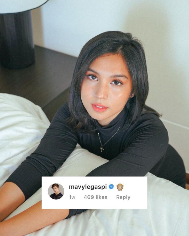 Mavy Legaspi emoji comment on Kyline photo